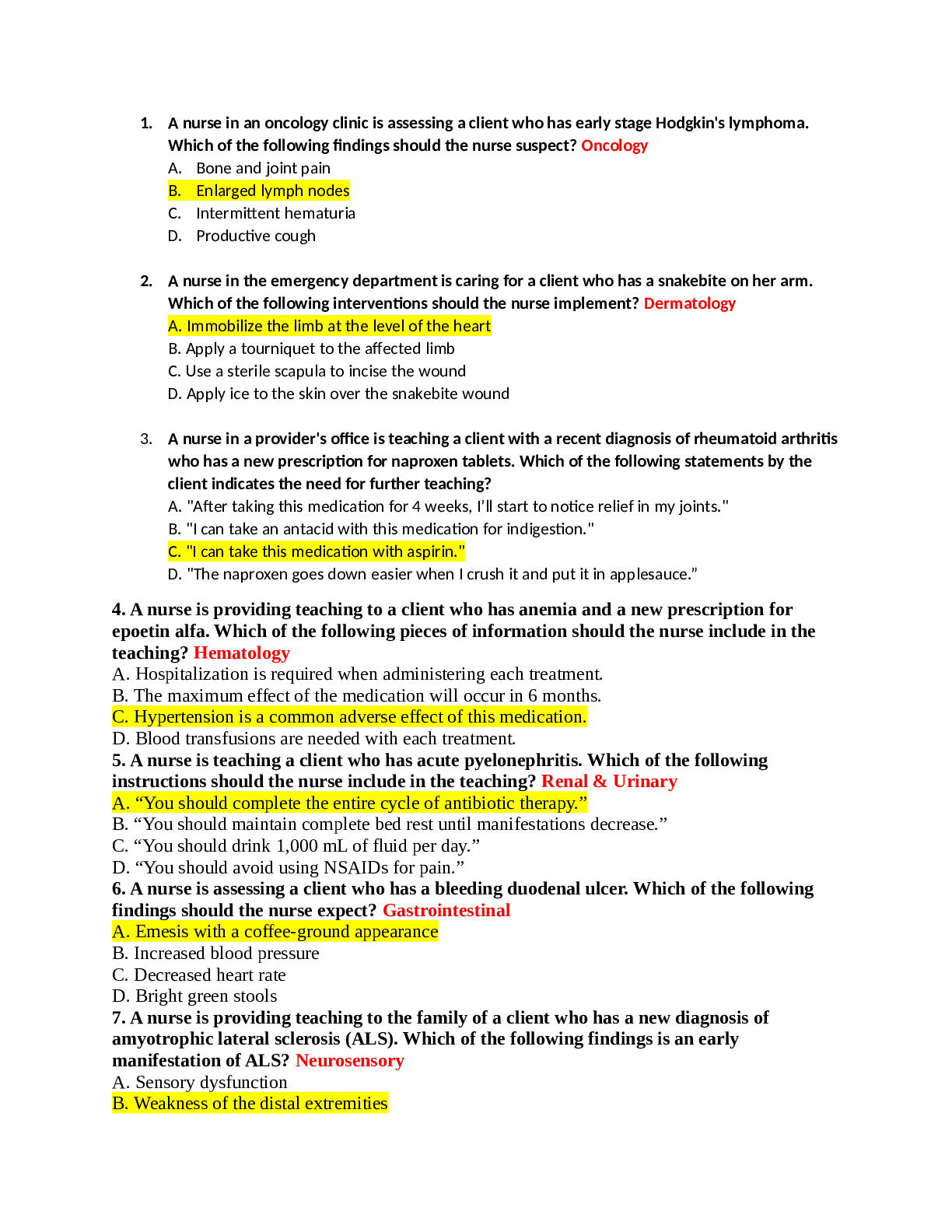 Preview of NUR 6560 ATI EXAM - QUESTIONS AND ANSWERS (LATEST VERSION)